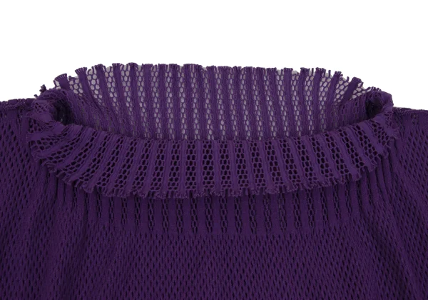 ISSEY MIYAKE A-POC INSIDE Mesh Cutting Short Sleeve Tops K-171343_005