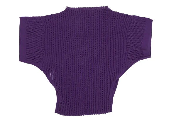 ISSEY MIYAKE A-POC INSIDE Mesh Cutting Short Sleeve Tops K-171343_009