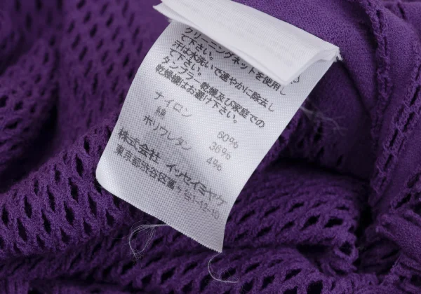ISSEY MIYAKE A-POC INSIDE Mesh Cutting Short Sleeve Tops K-171343_012