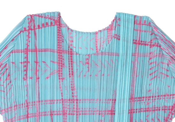 PLEATS PLEASE Patterned T Shirt K-171346_003