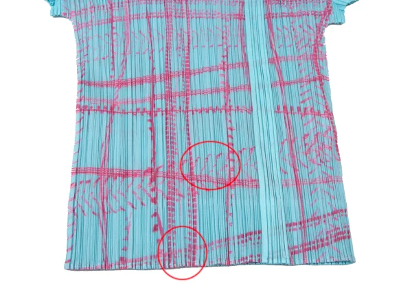PLEATS PLEASE Patterned T Shirt K-171346_006