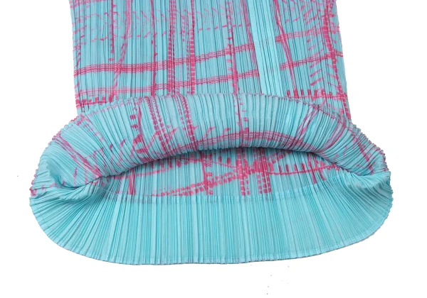 PLEATS PLEASE Patterned T Shirt K-171346_009
