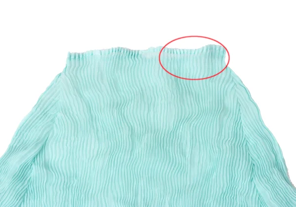 ISSEY MIYAKE FETE Hem Drawcord Sheer Pleats Top K-171349_003