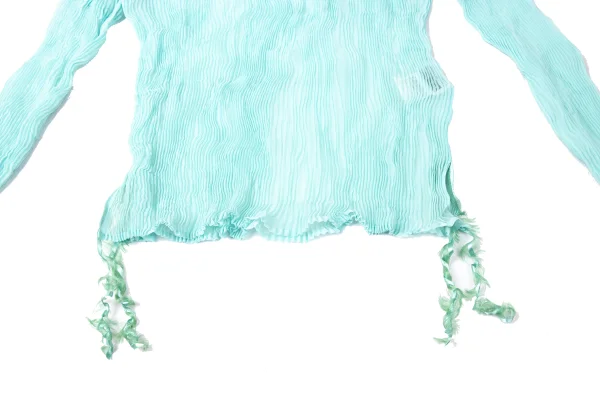 ISSEY MIYAKE FETE Hem Drawcord Sheer Pleats Top K-171349_008