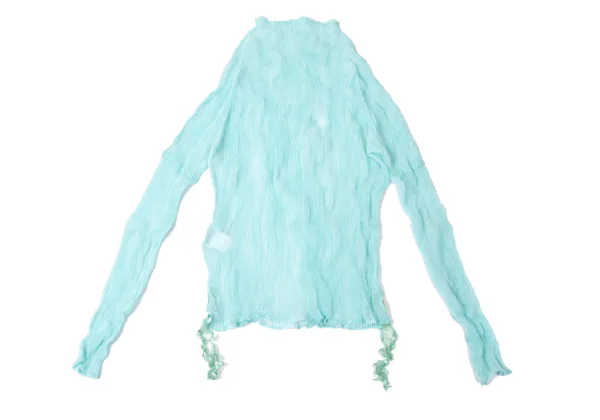 ISSEY MIYAKE FETE Hem Drawcord Sheer Pleats Top K-171349_011