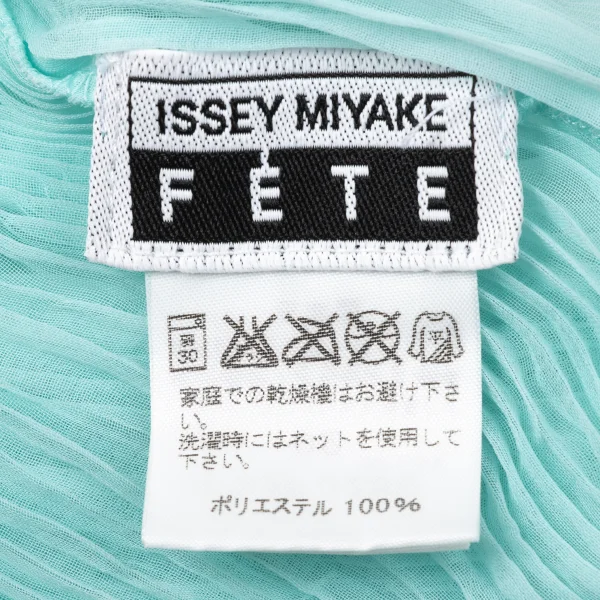 ISSEY MIYAKE FETE Hem Drawcord Sheer Pleats Top K-171349_015