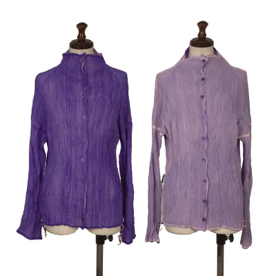 ISSEY MIYAKE FETE Reversible Pleated Shirt