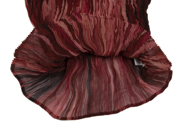 ISSEY MIYAKE Gradient Print Sheer Pleats Top K-171354_009