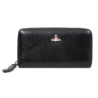 Vivienne Westwood DIAMANTE HEART Leather Wallet
