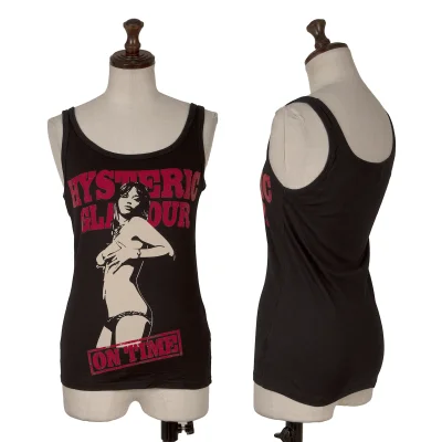 HYSTERIC GLAMOUR Girl Logo Print Tank Top