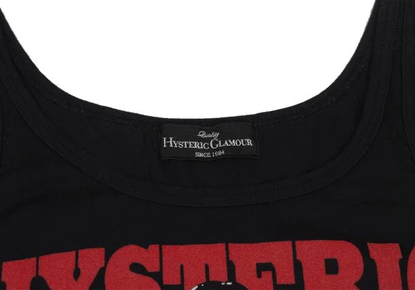 HYSTERIC GLAMOUR Girl Logo Print Tank Top K-171365_004