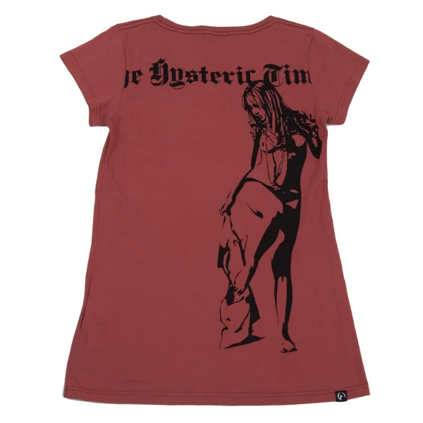 HYSTERIC GLAMOUR Girl Logo Print T-shirt K-171369_010