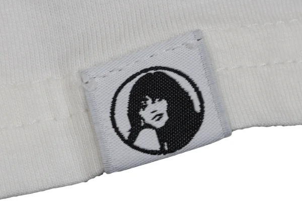 HYSTERIC GLAMOUR Girl Logo Glitter Print T-shirt K-171370_011