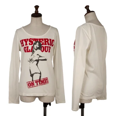 HYSTERIC GLAMOUR Girl Logo Print Top
