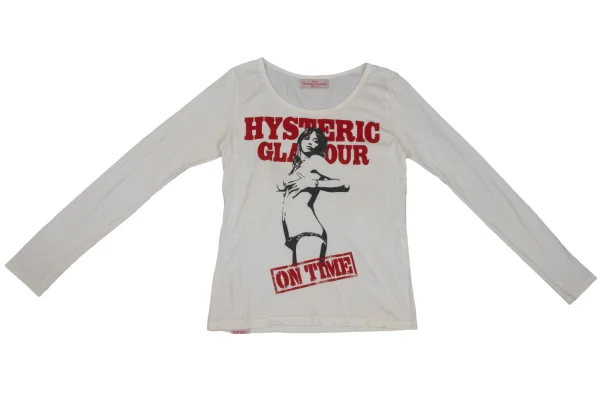HYSTERIC GLAMOUR Girl Logo Print Top K-171371_002