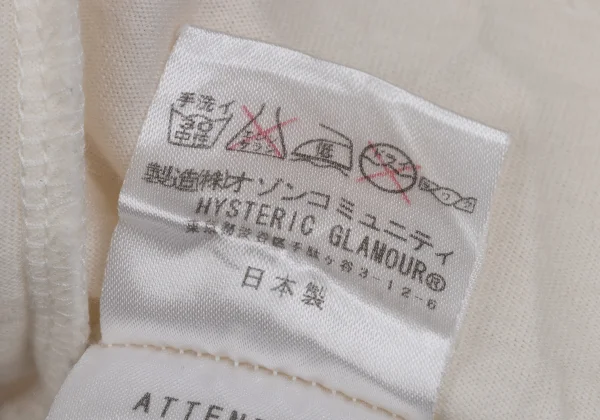 HYSTERIC GLAMOUR Girl Logo Print Top K-171371_019