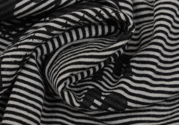 HYSTERIC GLAMOUR Ramones Logo Print Striped Top K-171373_012