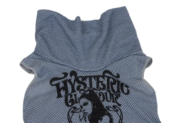 HYSTERIC GLAMOUR Girl Logo Drape-neck Sleeveless Knit Top K-171375_003