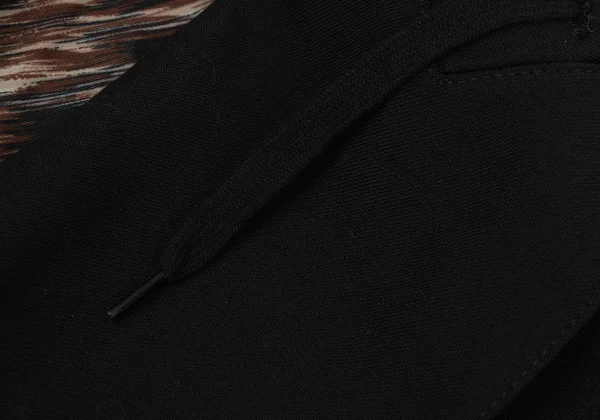 JUNIOR GAULTIER Hair Print-lined Wool Hooded Jacket K-171376_005