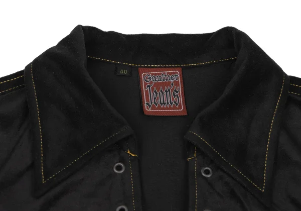 GAULTIER JEAN'S Fringe Pocket Pullover Short Sleeve Shirt K-171377_004