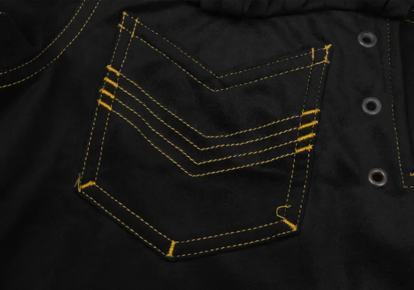 GAULTIER JEAN'S Fringe Pocket Pullover Short Sleeve Shirt K-171377_008