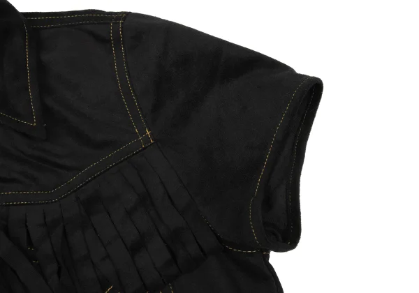 GAULTIER JEAN'S Fringe Pocket Pullover Short Sleeve Shirt K-171377_009