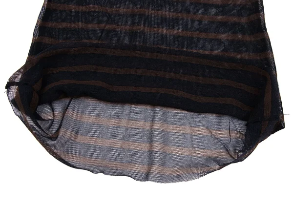 Jean Paul GAULTIER CLASSIQUE Stripe Back Open Mesh T Shirt K-171382_006