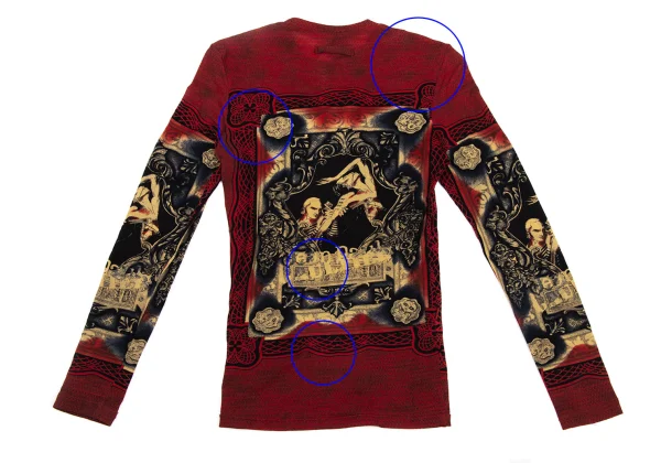 Jean Paul GAULTIER CLASSIQUE Tattoo Artist Print T Shirt K-171383_014