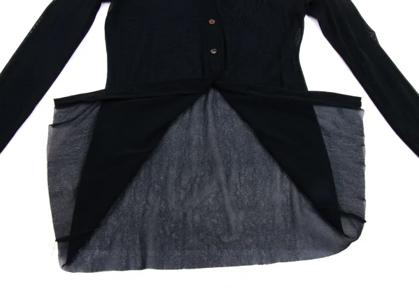 Jean Paul GAULTIER CLASSIQUE Mesh Cardigan K-171384_010
