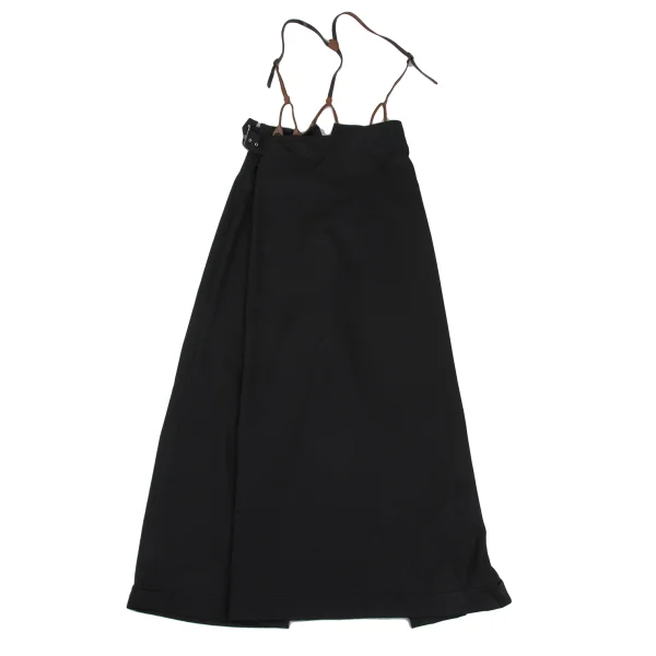 Jean Paul GAULTIER CLASSIQUE Wool Suspenders Wrap Pants K-171386_002