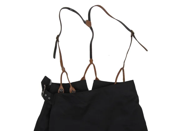 Jean Paul GAULTIER CLASSIQUE Wool Suspenders Wrap Pants K-171386_003