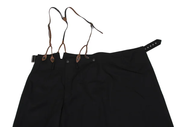Jean Paul GAULTIER CLASSIQUE Wool Suspenders Wrap Pants K-171386_007