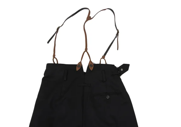 Jean Paul GAULTIER CLASSIQUE Wool Suspenders Wrap Pants K-171386_015