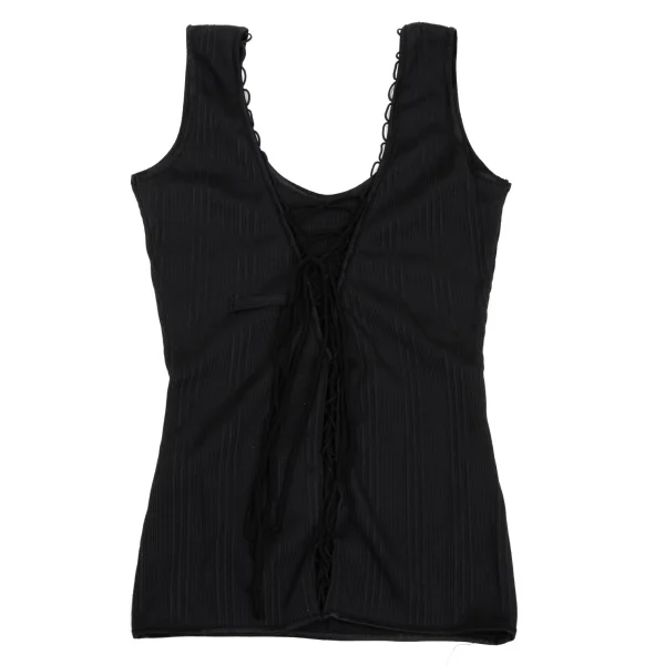 Jean Paul GAULTIER FEMME Back Lace-Up Rib Tank Top K-171388_007