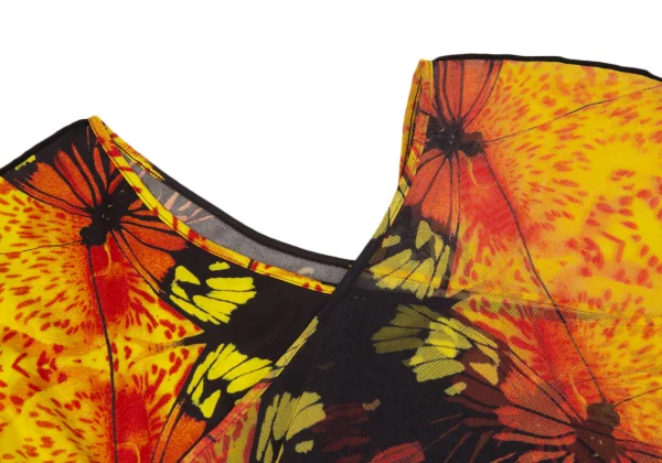 Jean Paul GAULTIER FEMME Butterfly Print Mesh Layered Top K-171393_004