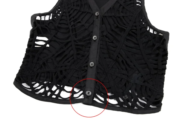 Jean Paul GAULTIER FEMME Front Spider Web Vest K-171394_007