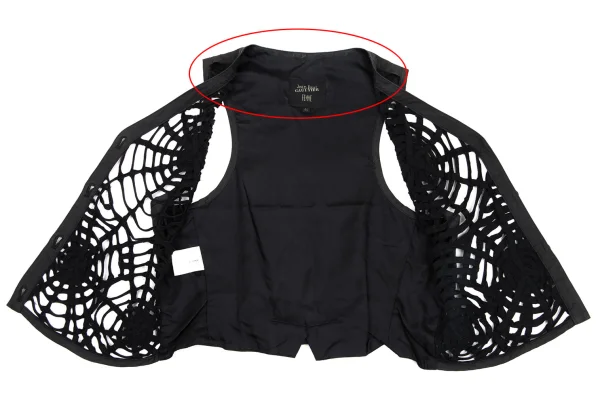 Jean Paul GAULTIER FEMME Front Spider Web Vest K-171394_011