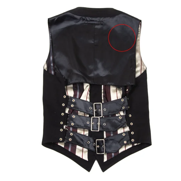 Jean Paul GAULTIER FEMME Back Triple Belt Vest K-171395_010