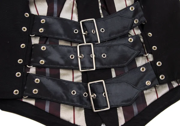 Jean Paul GAULTIER FEMME Back Triple Belt Vest K-171395_012