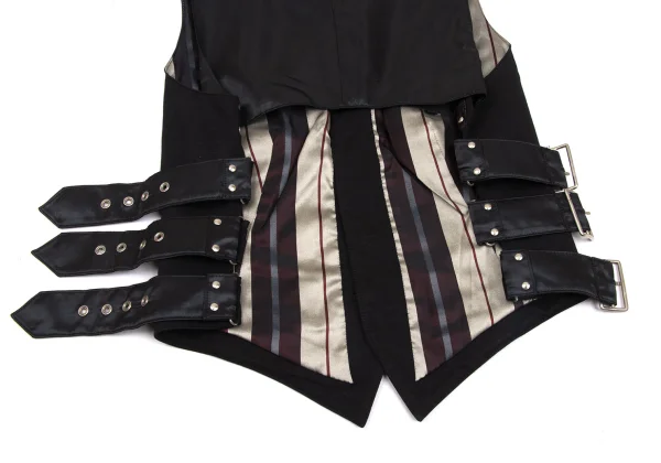 Jean Paul GAULTIER FEMME Back Triple Belt Vest K-171395_013