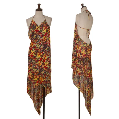 Jean Paul GAULTIER FEMME Printed Wrap Dress