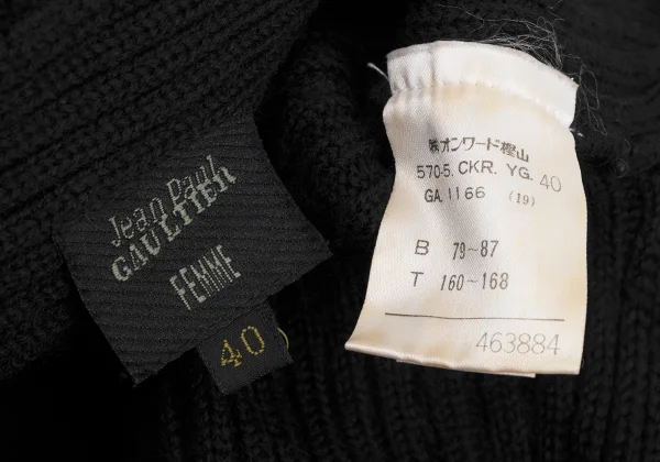 Jean Paul GAULTIER FEMME Rib Knit Bolero  K-171398_009