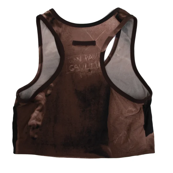 Jean Paul GAULTIER FEMME Drawing Print Tank Top & Skirt K-171404_006