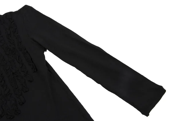 Jean Paul GAULTIER HOMME Front Frill Mock Neck Stretch T Shirt K-171405_005