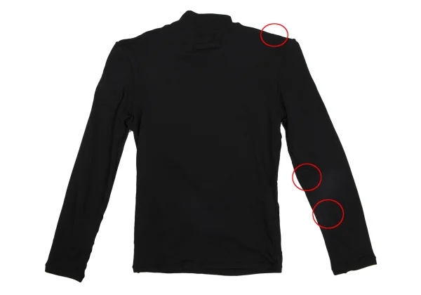 Jean Paul GAULTIER HOMME Front Frill Mock Neck Stretch T Shirt K-171405_009