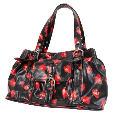 HYSTERIC GLAMOUR Skull Strawberry Printed Hand Bag