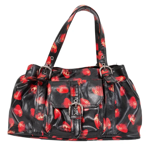 HYSTERIC GLAMOUR Skull Strawberry Printed Hand Bag K-171406_002