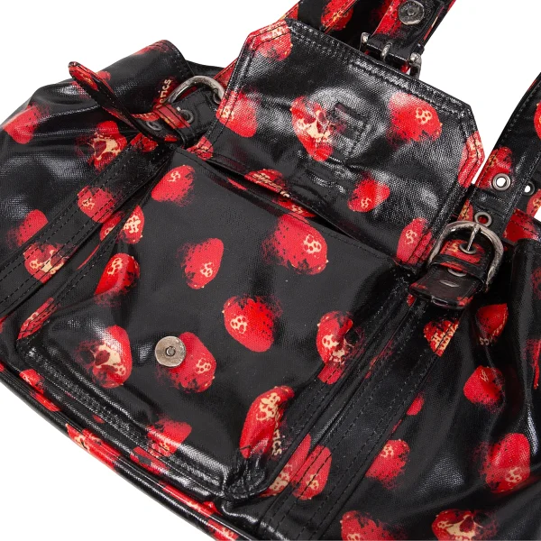 HYSTERIC GLAMOUR Skull Strawberry Printed Hand Bag K-171406_009