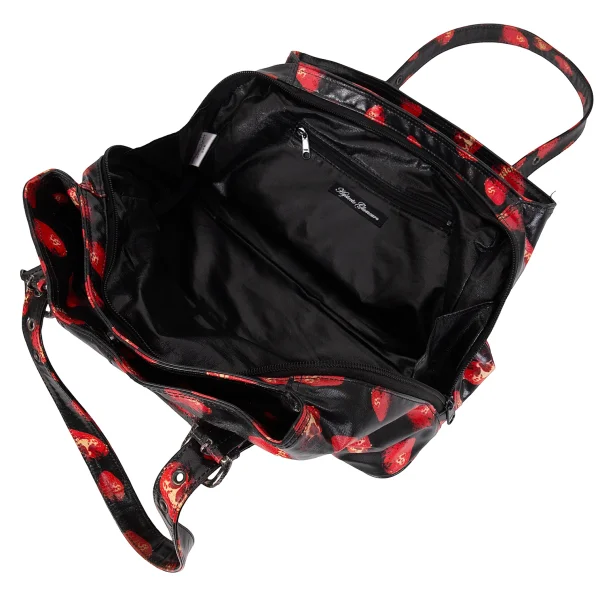 HYSTERIC GLAMOUR Skull Strawberry Printed Hand Bag K-171406_014