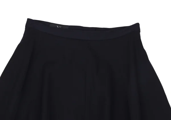 Y's Wool Gabardine White Stitch Skirt K-171409_003